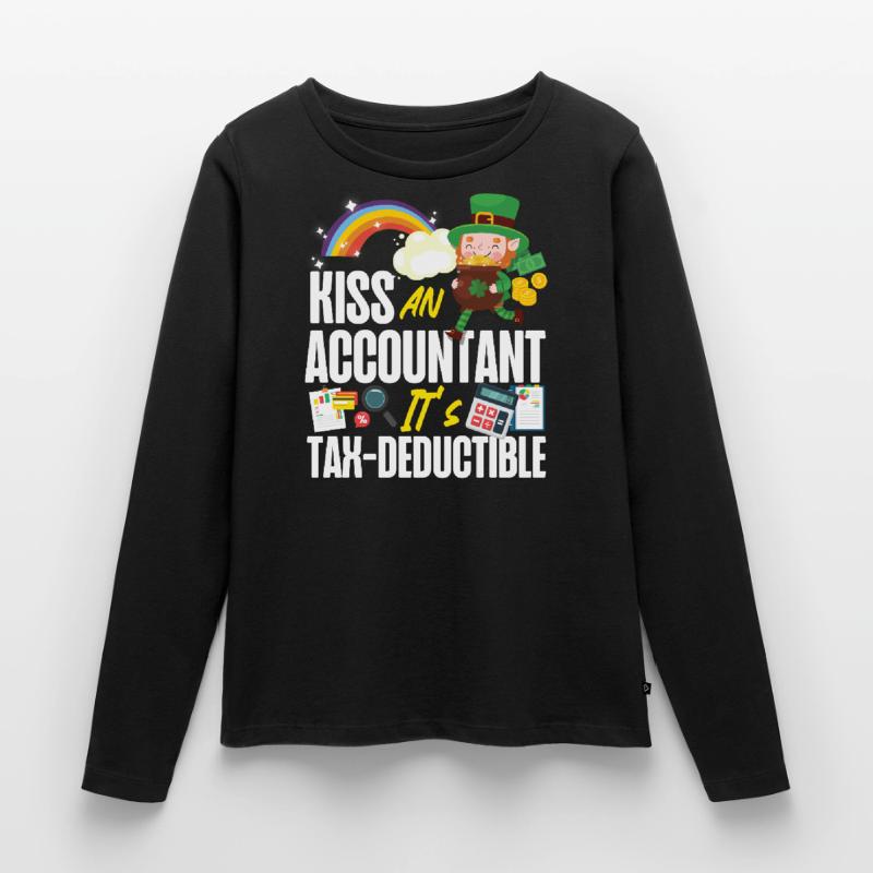 Comptable Comptable Comptable T-shirt manches longues Premium bio Femme