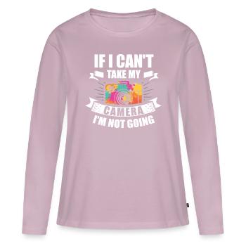 Wenn Ich Meine Kamera Nicht Mitnehmen Kann, Mache - Frauen Premium Bio Langarmshirt - Altrosa - Vorne - Julia (174cm)