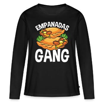 Empanada Maker Food Lover Empanadas Gang - Women's Premium Organic Long Sleeve Shirt - black - Front - Julia (174cm)