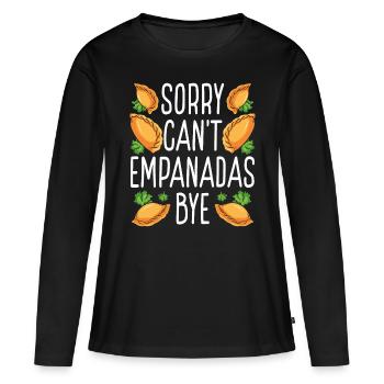 Empada Lover Sorry Cant Empanadas Bye ColombiaEmpa - T-shirt manches longues Premium bio Femme - noir - Devant - Julia (174cm)