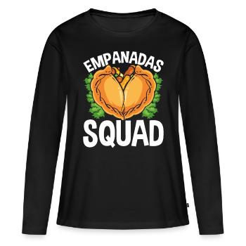 Empada Lover Empanadas Squad Maker Colombie - T-shirt manches longues Premium bio Femme - noir - Devant - Julia (174cm)