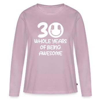 DJ Performance - Women's Premium Organic Long Sleeve Shirt - dusky pink - Front - Julia (174cm)