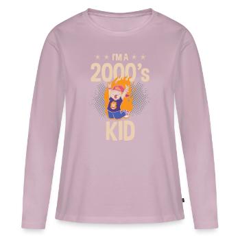 I'm a 2000 Kid Decade 2000 Era Millenium - Women's Premium Organic Long Sleeve Shirt - dusky pink - Front - Julia (174cm)