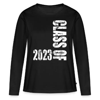 Class of 2023 - Women's Premium Organic Long Sleeve Shirt - black - Front - Julia (174cm)