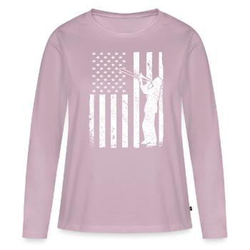 Trombone Musician Brass Band - Women's Premium Organic Long Sleeve Shirt - dusky pink - Front - Julia (174cm)