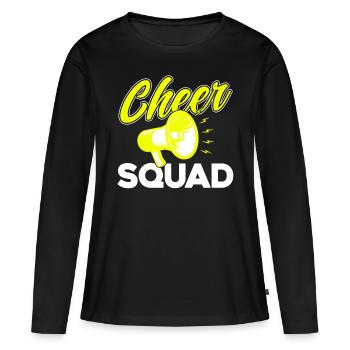 Cheer Squad - Frauen Premium Bio Langarmshirt - Schwarz - Vorne - Julia (174cm)