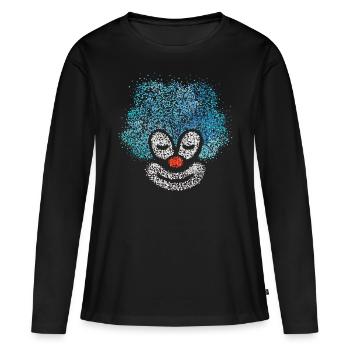 Carnaval Clown Viva Colonia Kölle Alaaf Confettis - T-shirt manches longues Premium bio Femme - noir - Devant - Julia (174cm)