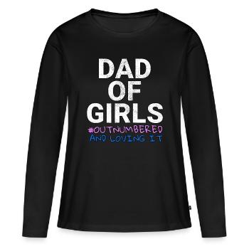 Mens I am Not Sleeping I am Resting My Eyes Dad Fa - Women's Premium Organic Long Sleeve Shirt - black - Front - Julia (174cm)
