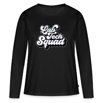 Lab Technician Lab Tech Squad Clinical Laboratory - Frauen Premium Bio Langarmshirt - Schwarz - Vorne - Julia (174cm)
