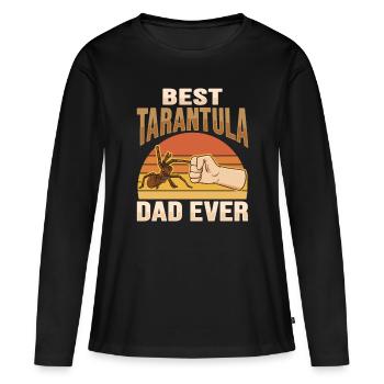 Tarentules Terrarium Tarentule Papa - T-shirt manches longues Premium bio Femme - noir - Devant - Julia (174cm)