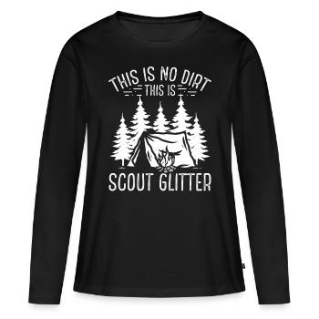 Boy Scout Leader Club Scouting Team Girl Scouts - T-shirt manches longues Premium bio Femme - noir - Devant - Julia (174cm)