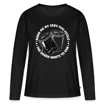 Canning Season Homesteading Canner Food Preserve - Women's Premium Organic Long Sleeve Shirt - black - Front - Julia (174cm)