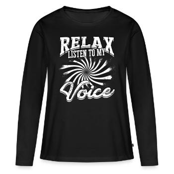 hypnose hypnotisch hypnotisieren hypnotiseur gesch - Frauen Premium Bio Langarmshirt - Schwarz - Vorne - Julia (174cm)