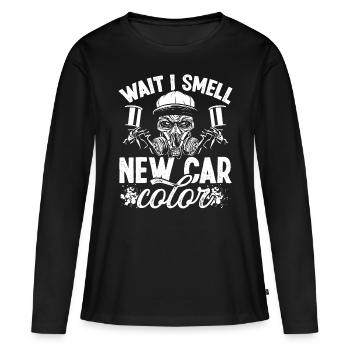 Automotive Car Painter Car Color Vehicle Sprayer - Women's Premium Organic Long Sleeve Shirt - black - Front - Julia (174cm)