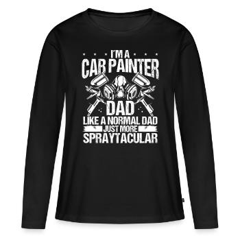 Vehicle Sprayer Automotive Car Painting Vehicle - Women's Premium Organic Long Sleeve Shirt - black - Front - Julia (174cm)