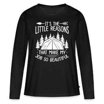 Scouting Girl Scout Leader Scouting Boy Scouts - Women's Premium Organic Long Sleeve Shirt - black - Front - Julia (174cm)