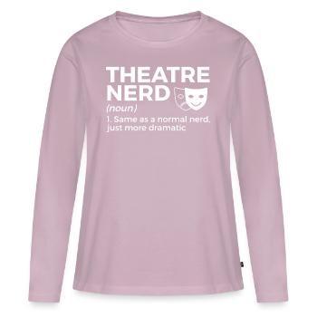 Theater Schauspieler - Frauen Premium Bio Langarmshirt - Altrosa - Vorne - Julia (174cm)