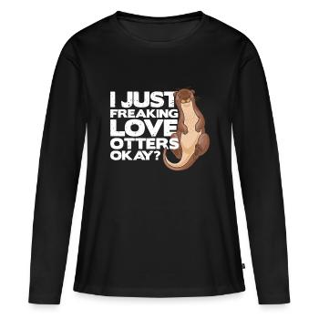 Ma belle-fille est mon enfant préféré drôle Pare - T-shirt manches longues Premium bio Femme - noir - Devant - Julia (174cm)