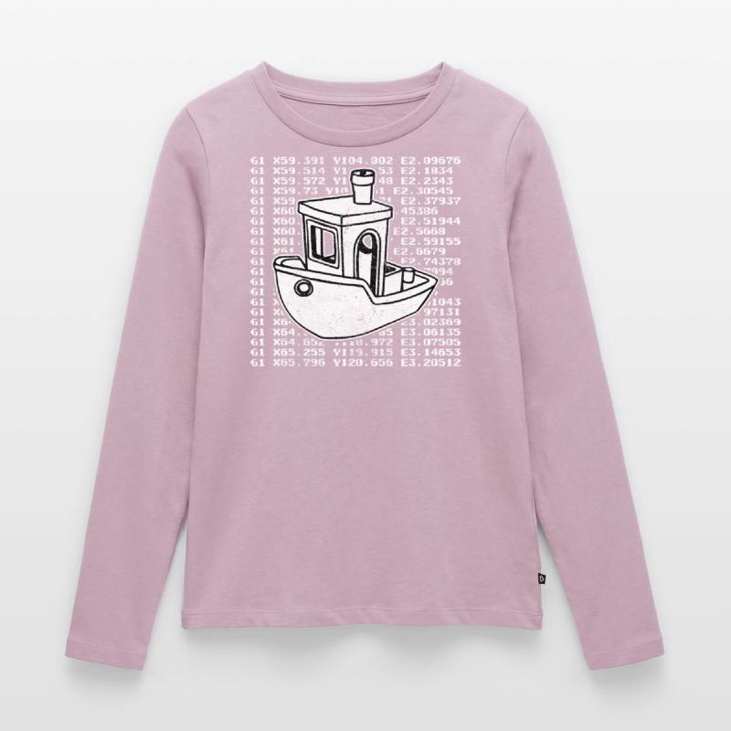 Benchy 3D gcode test hobby modeling Women's Premium Organic Long Sleeve Shirt