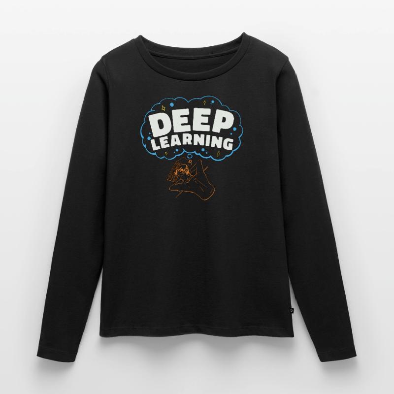 Artificial Intelligence Deep Learning Programmer Frauen Premium Bio Langarmshirt