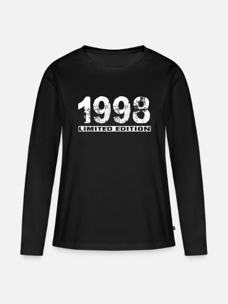 Limited Edition 1998 - Frauen Premium Bio Langarmshirt - Schwarz