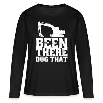 Été là creusé que 6 - T-shirt manches longues Premium bio Femme - noir - Devant - Julia (174cm)