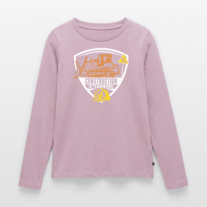 Construction work is teamwork Construction Teamwork Construction site Women's Premium Organic Long Sleeve Shirt