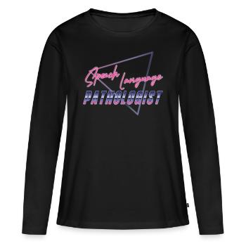 Speech Therapist Therapy Assistant - Frauen Premium Bio Langarmshirt - Schwarz - Vorne - Julia (174cm)