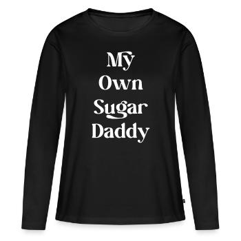 J’aime les DILFS chauds Red Heart Love DILFS pour hommes et - T-shirt manches longues Premium bio Femme - noir - Devant - Julia (174cm)