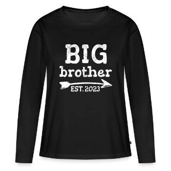 Aufstieg zum Big Bro 2023 zum Big Brother - Frauen Premium Bio Langarmshirt - Schwarz - Vorne - Julia (174cm)