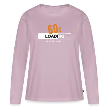 60. Geburtstag Sixty Jahre 60s Ladebalken Gaming - Frauen Premium Bio Langarmshirt - Altrosa - Vorne - Julia (174cm)