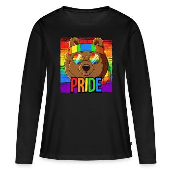 Pride LGBTQ Christopher Street Day Kostüm Pride - Frauen Premium Bio Langarmshirt - Schwarz - Vorne - Julia (174cm)