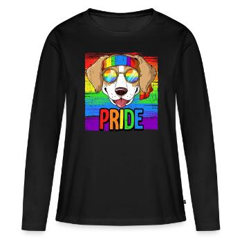 Pride LGBTQ Christopher Street Day Kostüm Pride - Frauen Premium Bio Langarmshirt - Schwarz - Vorne - Julia (174cm)