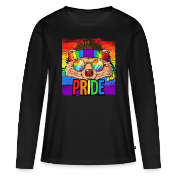 Pride LGBTQ Christopher Street Day Kostüm Pride - Frauen Premium Bio Langarmshirt - Schwarz - Vorne - Julia (174cm)