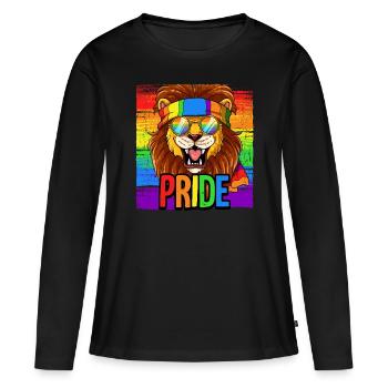 Pride LGBTQ Christopher Street Day Kostüm Pride - Frauen Premium Bio Langarmshirt - Schwarz - Vorne - Julia (174cm)