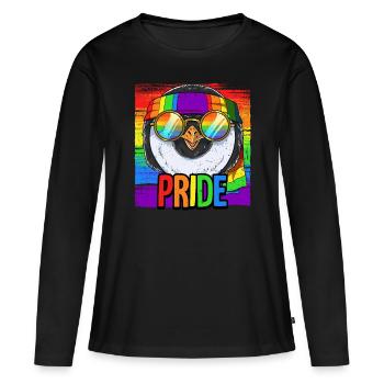 Pride LGBTQ Christopher Street Day Kostüm Pride - Frauen Premium Bio Langarmshirt - Schwarz - Vorne - Julia (174cm)