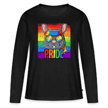 Pride LGBTQ Christopher Street Day Kostüm Pride - Frauen Premium Bio Langarmshirt - Schwarz - Vorne - Julia (174cm)