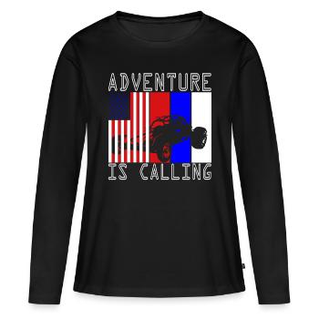 USA Buggy Offroad Desert Vehicle Desert Dune - T-shirt manches longues Premium bio Femme - noir - Devant - Julia (174cm)