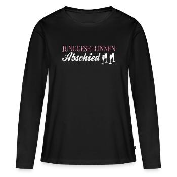 Junggesellinnenabschied - Frauen Premium Bio Langarmshirt - Schwarz - Vorne - Julia (174cm)