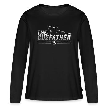 Cue Sports The Cuefather Loves Snooker Pool Player - Women's Premium Organic Long Sleeve Shirt - black - Front - Julia (174cm)