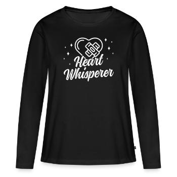 Cardiac Surgeon Heart Whisperer Cardiac Surgery Surgeon - Women's Premium Organic Long Sleeve Shirt - black - Front - Julia (174cm)
