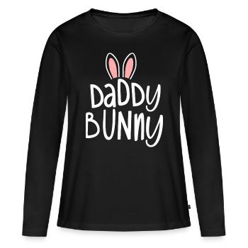 Easter Family Matching Outfits Pastel Easter Daddy - Women's Premium Organic Long Sleeve Shirt - black - Front - Julia (174cm)