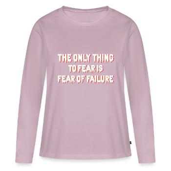 Atychiphobia Graph Atychiphobia Consciousness - Women's Premium Organic Long Sleeve Shirt - dusky pink - Front - Julia (174cm)