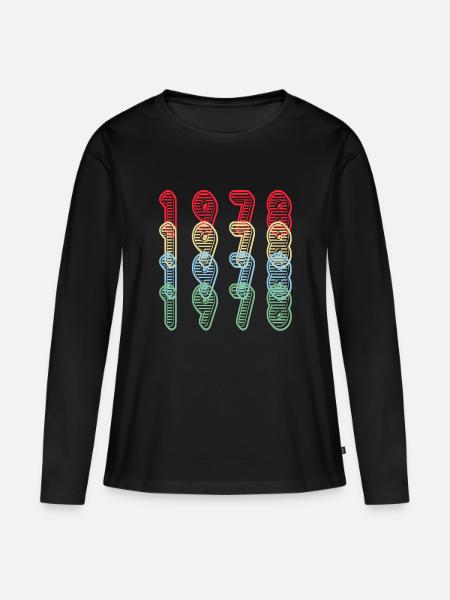 Jahrgang 1978 Jahrgang Retro Vintage Geburtstag - Frauen Premium Bio Langarmshirt - Schwarz
