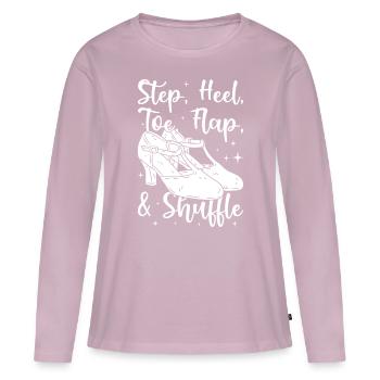 Tap Dancer Tap Dance Shoes Tap Dance Instructor - Women's Premium Organic Long Sleeve Shirt - dusky pink - Front - Julia (174cm)