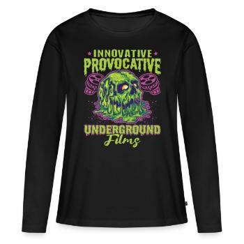 Underground Film, Independent Cinema, Horror - Frauen Premium Bio Langarmshirt - Schwarz - Vorne - Julia (174cm)