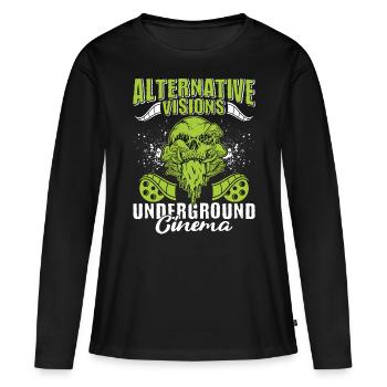 Film underground, Cinéma indépendant, Horreur - T-shirt manches longues Premium bio Femme - noir - Devant - Julia (174cm)
