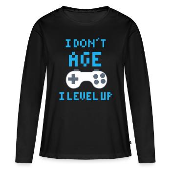 Gaminggrand theft autowowfinal fantasymetal gear s - Frauen Premium Bio Langarmshirt - Schwarz - Vorne - Julia (174cm)