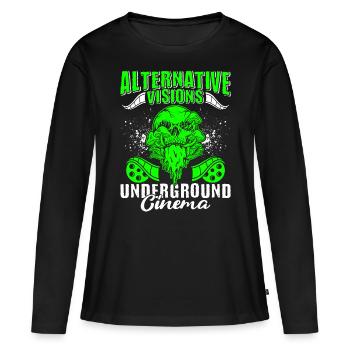 Film underground, Cinéma indépendant, Horreur - T-shirt manches longues Premium bio Femme - noir - Devant - Julia (174cm)