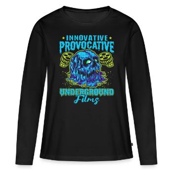 Film underground, Cinéma indépendant, Horreur - T-shirt manches longues Premium bio Femme - noir - Devant - Julia (174cm)